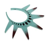 Hemobllo Statue of Liberty Headband Patriotic Crown Headpiece for Halloween Cosplay and Festive Parties Detailed Liberty Torch Design Hair Accessory for Costume Ensemble