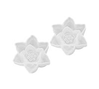 Hemobllo Stereo Lotus Silicone Mold for DIY Jewelry Casting, Reusable 3D Flower Mold for Epoxy Resin Ornaments and Decorative Crafts