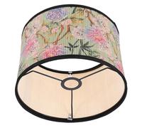 Hemobllo Stylish Bamboo Lamp Shade E27 Model, Made of Bamboo and Iron with Printing Design to Create a Cozy Atmosphere and Elegant Lighting for Kitchen or Hallway