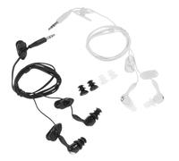 Hemobllo Swimmer Earphones 2Pcs Flexible In-Ear for Adults, Plastic Material with Ergonomic Fit for Diving, Surfing and Swimming Pool Use