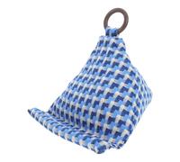 Hemobllo Tablet Pillow Stand Cushion in Soft Blue for Reading and Device Support, Lightweight Portable Lap Beanbag Holder Compatible with Phones, Tablets, Laptops - for Bed and Couch Use