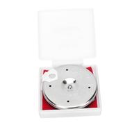 Hemobllo Thirteen Pitch Erhu Tuner Disc-shaped in Silver with Abs and Zinc Alloy Material for Accurate Ear Training and Sight Singing during Group Performing a Cappella Singing