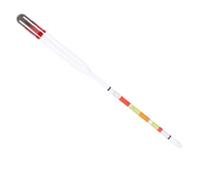 Hemobllo Three-range Hydrometer Alcohol and Sugar Measurement Tool for Home Brew and Wine Making with Glass and Iron Sand Construction, Easy to Use Random Color for Kombucha and Beer