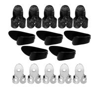 Hemobllo Thumb Pick Guitar Banjo Finger Picks with Sleek Metal and Plastic Construction, Distinctive Design for Greater Clarity and Precision, Enhanced Sound Quality, Includes Compact Box,