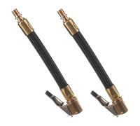 Hemobllo Tire for Efficient Hose 2pcs Quick with Inflator Copper Extension Fastener Design for Maintenance the Use, High-Pressure Air Pump Hose Replacement Inflation Car Road