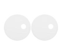 Hemobllo Toilet Bolt Covers 1 Pair Plastic Toilet Seat Bolt Cap Decorative Screw Covers for Seat Hinge Fixing Easy Replacement Part for Bathroom Repair