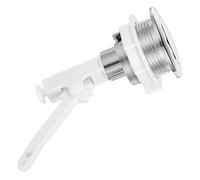 Hemobllo Toilet Water Tank Button for Dual Flush Toilet Push Button Bathroom Accessory Standard Flush Valve Electroplating Random Style