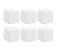 Hemobllo Tortoise Calcium Mineral Blocks for Reptiles - 6pcs Natural Calcium with Trace Elements, Mineral Grinding Cubes for Turtle Tank Substrate, Enhances Shell Strength and Health