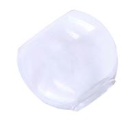 Hemobllo Transparent Oval Glass Betta Tank Desktop Aquarium for Goldfish and Delicate Fish Mini Home Decor Flowerpot with Craftsmanship for Tabletop Purifying and Beautifying Spaces