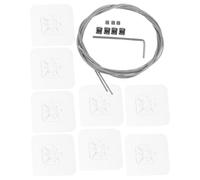 Hemobllo Tv Safety Straps No Drill Design 42 Inch Adjustable 2pcs Metal with Adhesive Heavy Duty Durability for Securing Flat Screen Tvs and Dressers in Households