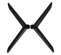 Hemobllo TV Stand Replacement Legs Pair for 32-40 Inch Televisions, Plastic Single-Hole Pedestal Base with Screws, Stable Support Bracket for Home Entertainment Units and Tabletop Mounting