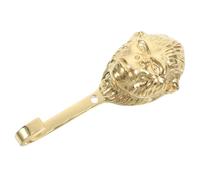 Hemobllo Unique Brass Animal Wall Hook Gorilla Head Design with Handpolished Finish and Installation Screws, Versatile Use for Entryway and Home Decor, Stylish Golden Vintage Coat and Towel