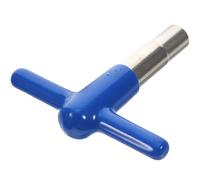 Hemobllo Universal Drum Key with Silicone Cover T-shaped Drum Tuning Wrench Blue Protective Sleeve 1pcs Set