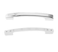 Hemobllo Universal Plastic Refrigerator Freezer Door Handle Replacement Heavy Duty Fridge Part Commercial Refrigerator Repair Cabinet Pull 1pc Silver