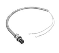 Hemobllo Universal Popcorn Maker Power Cord Replacement, 2-pin 15mm Heavy Duty Kettle Cable for 8oz Popcorn Popper, Heat Resistant Wire Suitable for Commercial and Home Theater Use