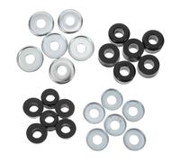 Hemobllo Universal Roller Skate Shockproof Pads and Truck Bushings Set with PVC Cone Risers 12Pcs Skate Accessories Kit Including Brake Stoppers for Inline for Recreation