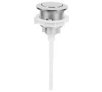 Hemobllo Universal Toilet Flush Button Replacement for Wc Cistern, Single Round Push Button Made of Sturdy Abs with Smooth Surface and Simple Appearance Design, Suitable for Bathroom Water