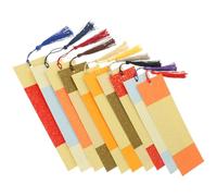 Hemobllo Unpainted DIY Paper Bookmarks 20Pcs 7X21Cm Blank Calligraphy Style for Office and Book Lovers Crafting