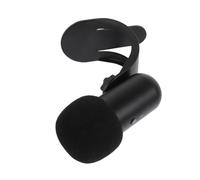 Hemobllo USB Wired Karaoke Microphone K6 for PC Streaming and Recording with Mute Button and Desktop Stand, Black Neutral Design, Broadcast and Podcast Microphone for Home Use