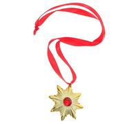 Hemobllo Vampire Medal Necklace Gothic Halloween Costume Accessory Lightweight Plastic Comfortable for Wearing for Parties and Photos