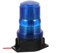 Hemobllo Vehicle Emergency Strobe Light Blue Rotating Beacon for Trucks Forklifts and Heavy Machinery, Magnetic Mount Warning Flashing Light for Construction and School Buses