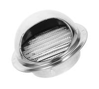 Hemobllo Ventilated Rain Cap Stainless Vent Cover Replacement for Outdoor Use Wall Mounted Exhaust Vent Cover Rainproof Function