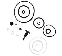 Hemobllo Vertical 8-ton Floor Jack Repair Kit with Seal Rings Pump Dust Covers and Return Valve Complete Jack Seal Repair Set with 38mm Ram