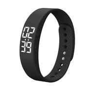 Hemobllo Vibrating Alarm Reminder Watch, Digital Pedometer Watch, LED Smart Sports, Potty Training, Sport for Walking Running