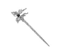 Hemobllo Vintage Chinese Style Hair Fork with Butterfly Shape, Alloy Material, Smooth Edges and Comfortable to Wear, for Daily Life and Banquets, Elegant Retro Hair Stick Accessory