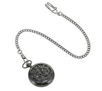 Hemobllo Vintage Dragon Mechanical Watch Clamshell Design As Hanging Watch for Everyday Wear Crafted in Classic Style for Collectors