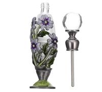 Hemobllo Vintage Multi-purpose Glass Perfume Refillable Portable Bottle 10ml Empty Bottle for Desktop Decoration