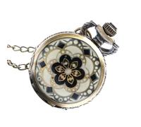 Hemobllo Vintage Portable Quartz Pocket Watch with Hanging Chain, Lightweight Zinc Alloy Classic Watch for Men and Women, for Everyday Use