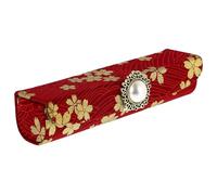 Hemobllo Vintage Red Lipstick Case for Women, Portable Cosmetic Makeup Storage Box Made of Fluff and Abs, Compact Design for Small Change and Jewellery, for New Year and School Use