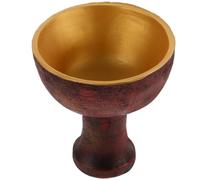 Hemobllo Vintage Resin Holy Cup Decor Easy to Decorate with Retro Solemn Style, Suitable as Religion Ornament and Sacrifice Tool for Religious Ceremonies and Family Sacrifices