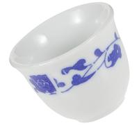 Hemobllo Vintage Small Ceramic Tea Cup for Home and Altar Use Mini Decorative Chinese Cup for Buddhist Ceremony