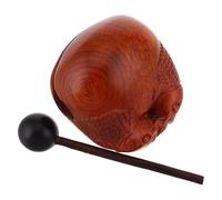 Hemobllo Vintage Wooden Fish Instrument Decor for Home and Office, Brown Wood Material Versatile Design Random Color Decorative Piece for Office Workers Seeking Relaxation and Zen Ambience