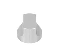Hemobllo Volume Control Knob Potentiometer Cap Brushed Silver 20x15mm Aluminum for Tube Amplifiers Electric Guitar Effect Pedals and Audio Devices