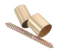 Hemobllo Walking Cane Hardware Copper Joint Set Anti-Slip Tips for Elderly Crutch Accessories DIY Walking Aid Replacement Parts
