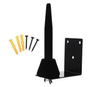 Hemobllo Wall-mounted Black Iron Flute and Clarinet Stand Rack with 3 Screws, Easy to Install and Space Saving Musical Instrument Display Holder for Home or Shop
