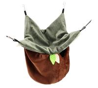 Hemobllo Warm Hanging Bird Nest Bed with Comfortable Cloth Material and Wear Resistant Design, Suitable for Small Pets like Chinchillas and Medium Birds, Featuring Unique Bright Colours