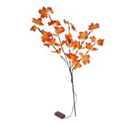 Hemobllo Warm Light Simulation Maple Branch Lamp Artificial Branch Tree Lights for Indoor Autumn Decorations Cozy Vase Accent for Home Bedroom Wedding and Thanksgiving