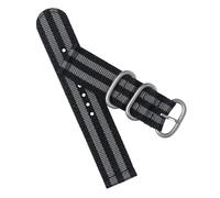 Hemobllo Watch Strap Webbing Nylon Watch Band Wristband Grey Nylon Material Suitable for Outdoor Activities