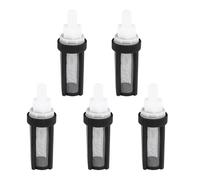 Hemobllo Water Pump Strainer with Stainless Steel Mesh and Plastic Frame 5pcs 9mm Easy to Install and Disassemble, Suitable for Inner Diameter 7mm or 8mm Tubes for Micro Pump Water Inlet