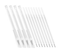 Hemobllo Waterproof Eyebrow Tattooing Pen Set 12pcs with 4 Pens and 8 Refills White for Microblading Mapping and Precise Beauty Makeup Tools