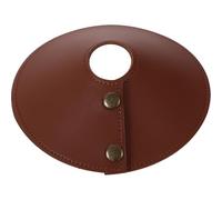 Hemobllo Wear-Resistant Pu Camping Lamp Shade with Easy Installation, Brown Retro Pendant Light Shade for Outdoor and Indoor Use, Sturdy Camp Lamp Cover for Outdoor Activities