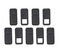 Hemobllo Webcam Cover Slider to Prevent Hacking and Ensure Security 9pcs Metal Oval Shaped for Privacy Protection Black Camera Privacy Sticker Compatible with Laptop and Tablet