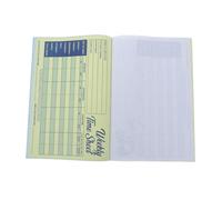 Hemobllo Weekly Attendance Book Undated Register with Morning Afternoon Overtime Absence Tracker for Office Employee Work Hours Log Classroom Teacher Business Staff Attendance Documentation