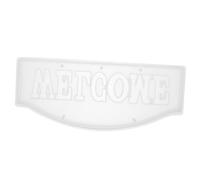Hemobllo Welcome Silicone Mold Large Alphabet Letter Craft Making Mold for DIY Home Decor and Desktop Welcome Sign Epoxy Resin Casting for Living Room Decoration
