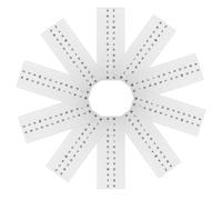 Hemobllo White Alphabet Index Tab Stickers from A Through Z, Strong Adhesive 25x12.5mm, 10 Sheets with 26 Labels Each for Book Annotation, Document Marking, and Notebook Organization