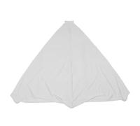 Hemobllo White Cotton Speaker Cover for Powered and Stand Speakers with Dustproof and UV Protection Features, for Outdoor Events and Performances, Professional Clean Finish